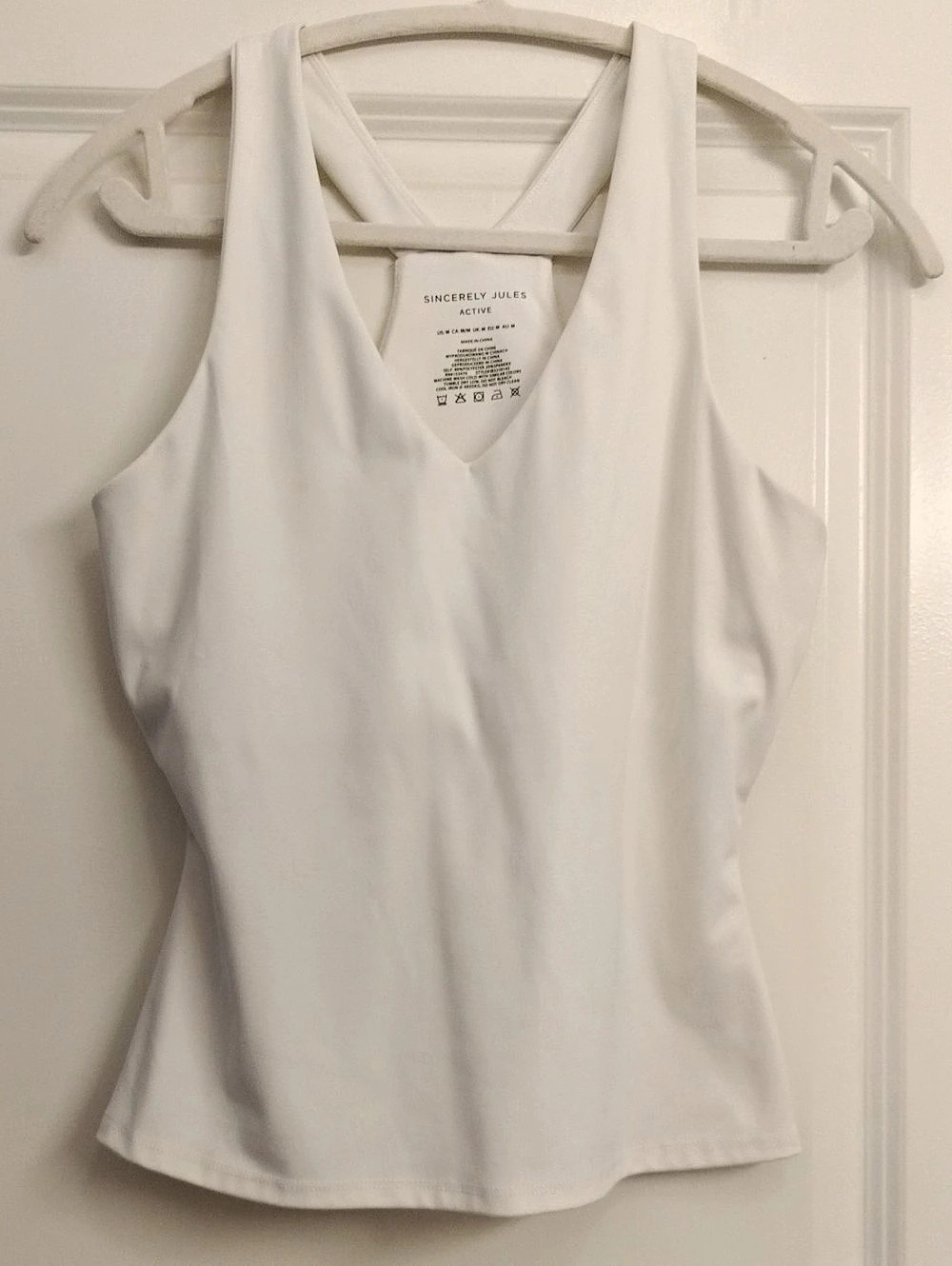 Sincerely Jules Active tank top White Athletic Tank Top